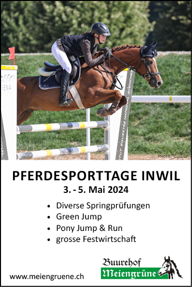 Pferdesporttage, Buurehof Meiengrüne, diverse Springprüfungen, Green Jump, Pony Jump & Run, grosse Festwirtschaft, www.meiengruene.ch
